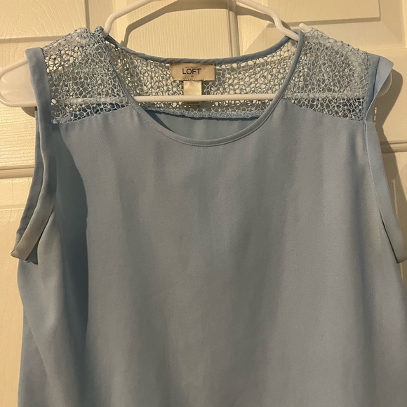 Blue Loft Tank Blouse - Picture 2 of 3